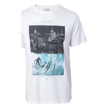 Tričko Rip Curl GDAY BDAY TEE White/Blue velikost XXL