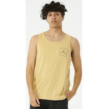 Dámské oblečení Tílko Rip Curl CORP ICON TANK Washed Yellow velikost M