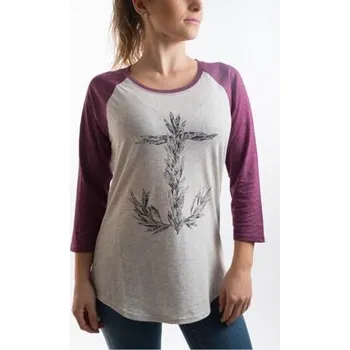 Tričko Hurley OVERGROWN PERFECT RAGLAN Grey Heather velikost M