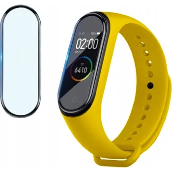 Příslušenství k chytrým hodinkám ŘEMÍNEK SE SKLEM pro XIAOMI MI BAND 4 -