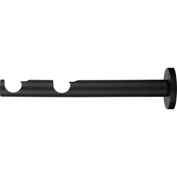 Moderní držák rovný 19/19 mm černá matná