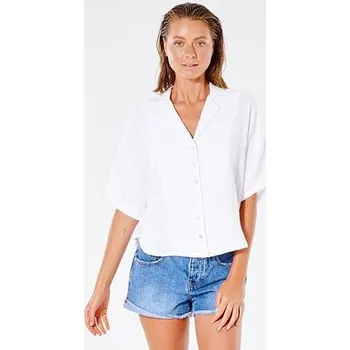 Pánská košile Košile Rip Curl PREMIUM SURF S/S SHIRT White velikost S