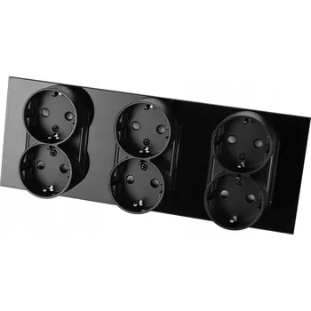 Elektrická zásuvka Elektrická Zásuvka MIUUN černá