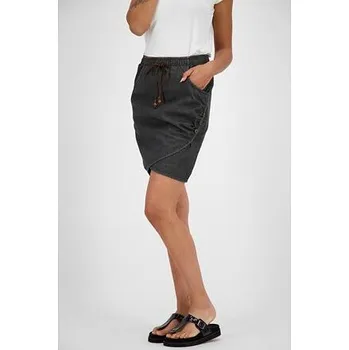 Dámská sukně Sukně Alife and Kickin LUCYAK DNM Black Denim velikost M