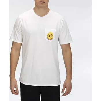 Pánské tričko Tričko Hurley HOT SMILES POCKET TEE White velikost M