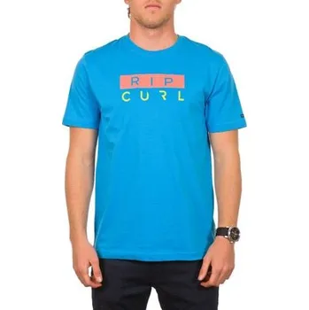 Pánské tričko Tričko Rip Curl OWEN STACK S/S TEE Bleu Malibu velikost XL