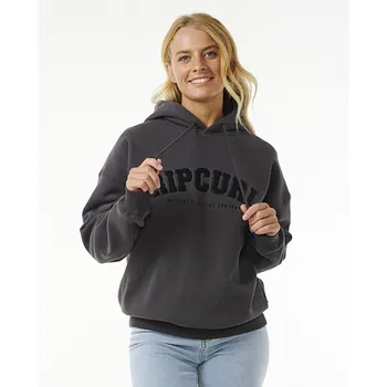 Dámská mikina Mikina Rip Curl VARSITY HOODIE Washed Black/Bl velikost L