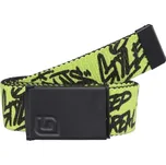 Dětský látkový opasek Lewro BOTUM 4-9 Světle zelená, Černá
