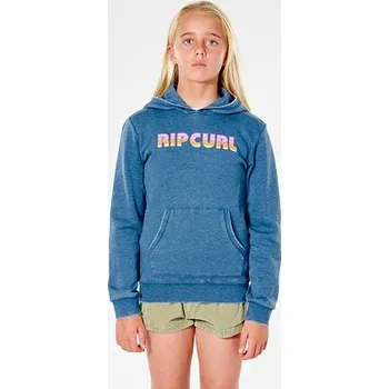 Dámská móda Mikina Rip Curl WAVE SHAPER HOODY - GIRL Dark Teal velikost 14