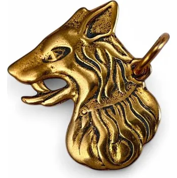 Přívěsek Drakkaria HRANIČÁŘSKÝ PES, ČS. ARMÁDA, 30. léta, přívěšek bronz