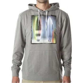 Pánská mikina Mikina Hurley BOARDS LIGHT PULLOVER Carbon Heather velikost XL