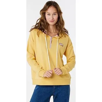 Pánská mikina Mikina Rip Curl LATINA ISLA FLEECE HOODIE Washed Yellow velikost L