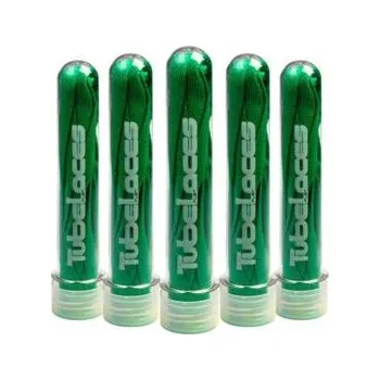 Tkaničky do bot Tkaničky Tubelaces SILVER FLAT Kelly velikost 120