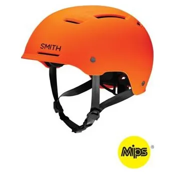 Cyklistická přilba Cyklistická helma Smith AXLE MIPS Matte Neonorange velikost S
