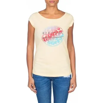 Pánské oblečení Tričko Rip Curl MUNDUK TEE Flax velikost S