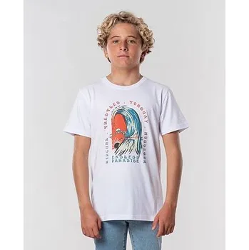 Pánské tričko Tričko Rip Curl ENDLESS PARADISE S/S TEE White velikost 8