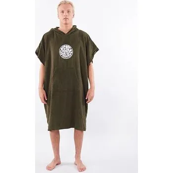 Pánská casual bunda Ručník Rip Curl WET AS HOODED TOWEL Dark Olive velikost O/S