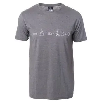 Tričko Rip Curl PUSS TOADLAK JMIMET TEE Pewter Grey velikost XXL
