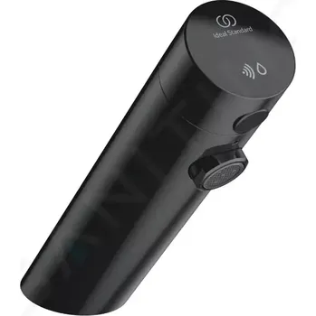 Vodovodní baterie Ideal Standard SensorFlow Senzorová umyvadlová baterie bez směšovače, síťové napájení, černý onyx, A7557B3