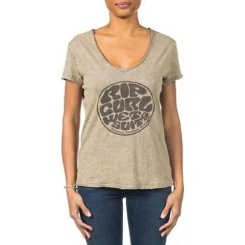 Tričko Rip Curl RIPCURL WETSUITS LOGO TEE Nickel Marle velikost S