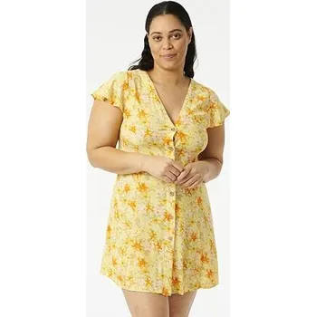 Dámské šaty šaty Rip Curl SUMMER RAIN B/T DRESS Straw velikost S