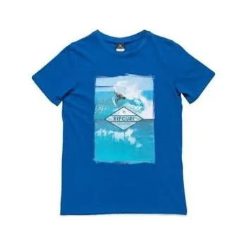 Dámské oblečení Tričko Rip Curl NEW GOOD DAY BAD DAY SS TEE True Blue velikost 12