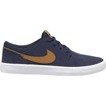 Pánské tenisky Boty Nike SB SOLARSOFT PORTMORE II Obsidian/Wheat-White velikost 42.5