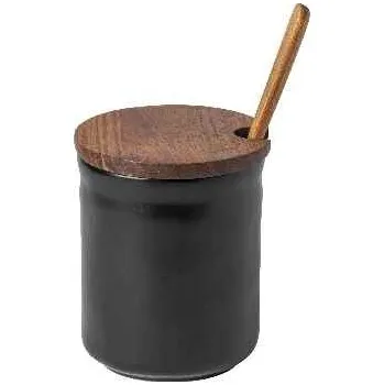 Dóza na potraviny Nádoba na med s pokl. a nab. 0,5L, BOUTIQUE COLLECTIONS, černá (Midnight Black)|Costa Nova