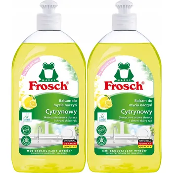 Mycí prostředek Frosch Eko Citronový Balzám na Nádobí 2x500 ml