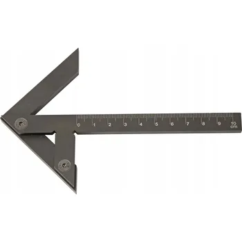 Úhloměr Úhelník centrovaný 150 x 130 mm