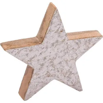 Vánoční dekorace Dekorace hvězda 3D, 14x2,5x14cm, ks|Ego Dekor