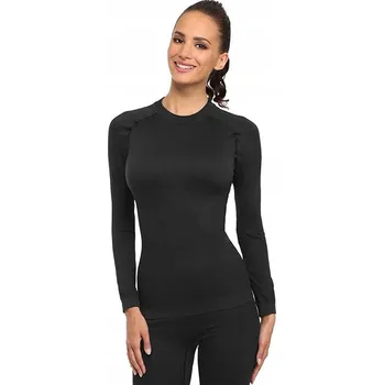 Dámské tričko DÁMSKÉ TRIČKO 06-110 DLOUHÝ RUKÁV ČERNÉ L/XL