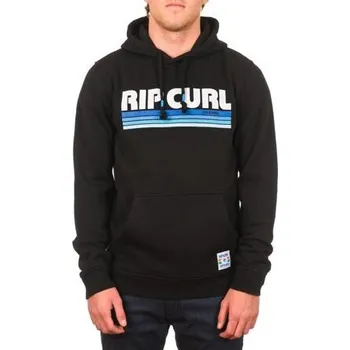 Pánská mikina Mikina Rip Curl CLASSIC POP OVER FLEECE Black velikost XL