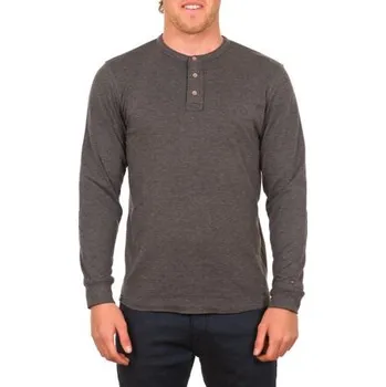 Tričko Rip Curl DOUBLE LAYER L/S TEE Black Marled velikost L