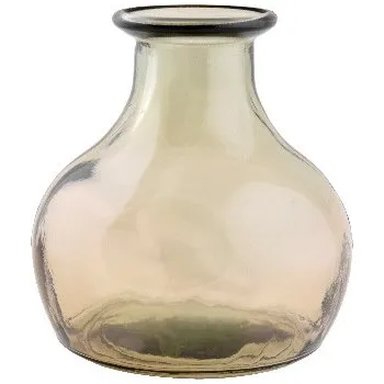 Váza Váza LISBOA, 21cm, lahvově hnědá|kouřová|Vidrios San Miguel|Recycled Glass