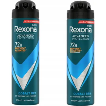 REXONA MEN ADVANCED PROTECT COBALT DRY ANTIPERSPIRANT V AEROSOLU 150 ML X2