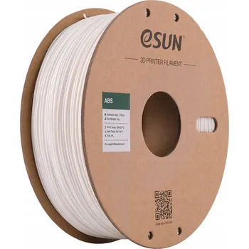 Filament ESun ABS Filament teplá bílá papírová cívka 1.75mm 1kg