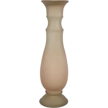 Váza Svícen|váza 40cm, ABRIL, hnědá matná|Vidrios San Miguel|Recycled Glass