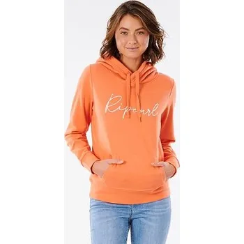 Pánská mikina Mikina Rip Curl CLASSIC SHORE HOODIE Bright Orange velikost M