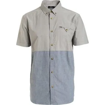 Pánská košile Košile Rip Curl HACK S/S SHIRT Grey velikost M