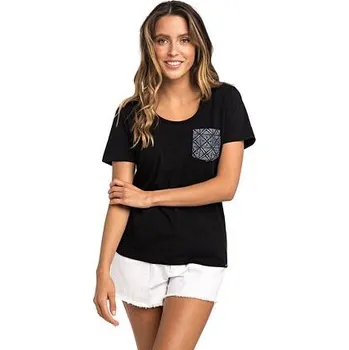 Tričko Rip Curl BEAUTY POCKET TEE Black velikost S