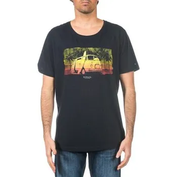 Pánské tričko Tričko Rip Curl VAN AQUA S/S TEE Black velikost M