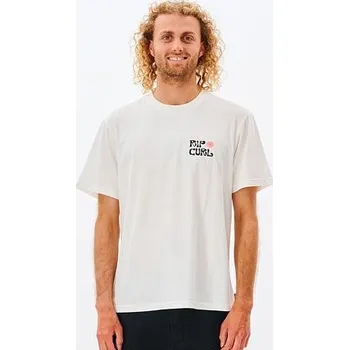 Pánské tričko Tričko Rip Curl SWC ORGANIC MATTERS TEE Bone velikost L