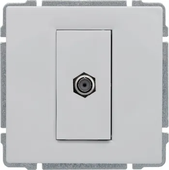 Elektrická zásuvka Anténní zásuvka nástěnná Kos-Elektro System bílá 660454
