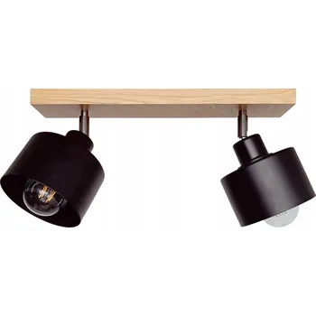 Závěsné stropní svítidlo DIANA nastavitelné loft dřevo DUB 2x diamant STYLOVÉ