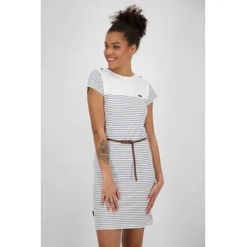 Dámské šaty šaty Alife and Kickin LEONIEAK White velikost XXL