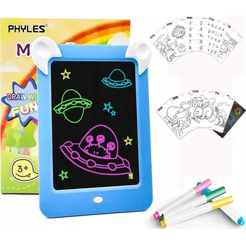 Magnetická kreslící tabulka Magnetická tabulka, podsvícená Znikopis Kreslení Malování Efekty XXX