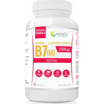 Doplněk stravy Wish Pharmaceutical Biotin B7 60 kapslí