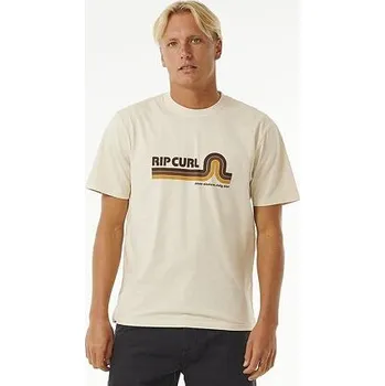 Pánské tričko Tričko Rip Curl SURF REVIVAL MUMMA TEE Vintage White velikost L