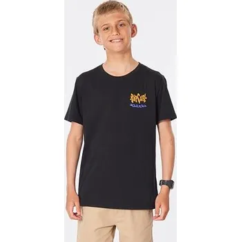 Pánské tričko Tričko Rip Curl SALAD SURFER-BOY Black velikost 12